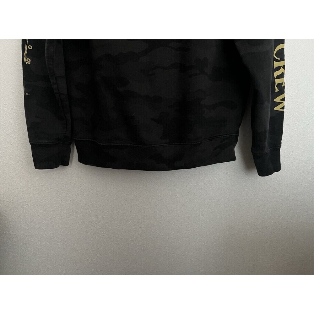 Salty Crew "Bruce" Pullover Black Camo Men's Hooded Sweatshirt Size Small - Picture 6 of 8